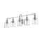 Z-Lite Bryant 5 Light Vanity, Chrome And Clear Seedy 734-5V-CH - alternate 2